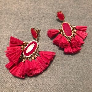 Kendra Scott Pink Statement Earrings